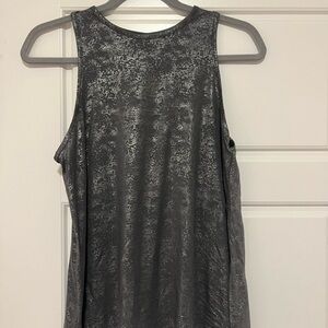 Women's Gray Workout Top